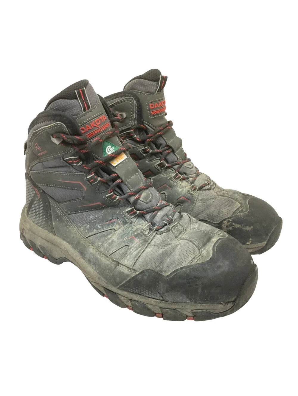 Dakota Men's 2127 Steel Toe Steel Plate WP Mid-Cut Safety Hiking Boots 10.5W/L